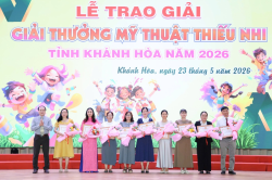 Giải thưởng Mỹ thuật thiếu nhi tỉnh Khánh Hòa năm 2026