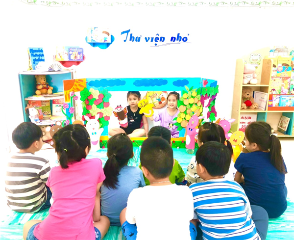 CÔ VÀ TRÒ TRƯỜNG MN LỘC THỌ HƯỞNG ỨNG NGÀY SÁCH VÀ VĂN HÓA ĐỌC VIỆT NAM 21 THÁNG 4