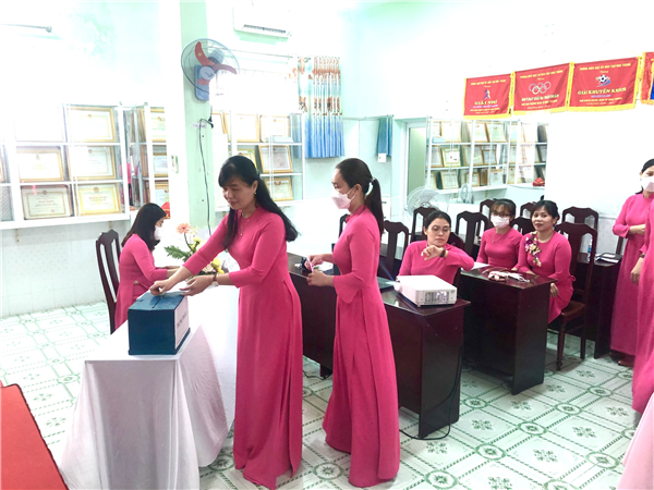 ĐẠI HỘI CHI BỘ 24 – MẦM NON LỘC THỌ NHIỆM KỲ 2022 - 2025