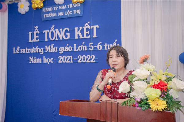 TRƯỜNG MN LỘC THỌ TỔ CHỨC CHƯƠNG TRÌNH  LỄ TỔNG KẾT – LỄ RA TRƯỜNG CHO CÁC CHÁU