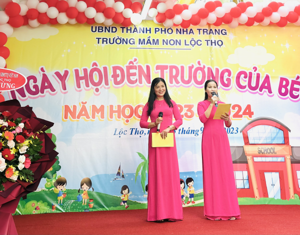 NGÀY HỘI ĐẾN TRƯỜNG CỦA BÉ, NĂM HỌC 2023-2024