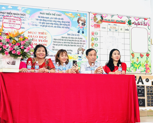 NGÀY HỘI ĐẾN TRƯỜNG CỦA BÉ, NĂM HỌC 2023-2024