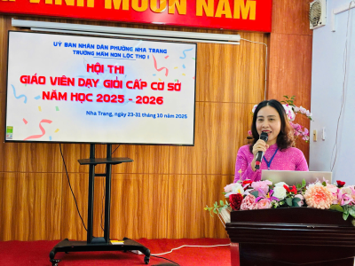 HỘI THI GIÁO VIÊN DẠY GIỎI CẤP TRƯỜNG NĂM HỌC 2025 – 2026 