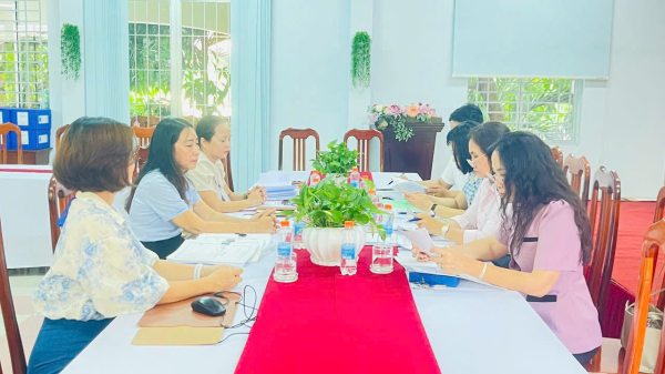 Trường Mầm non Lộc Thọ 1 đón đoàn khảo sát việc triển khai thực hiện Nghị quyết số 28/2025/NQ-HĐND của Hội đồng Nhân dân phường Nha Trang