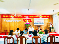Trường Mầm non Lộc Thọ 1 đón đoàn khảo sát việc triển khai thực hiện Nghị quyết số 28/2025/NQ-HĐND của Hội đồng Nhân dân phường Nha Trang