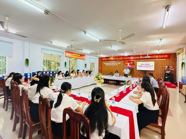  TRƯỜNG MẦM NON LỘC THỌ 1 ĐÓN ĐOÀN ĐÁNH GIÁ NGOÀI CỦA TỈNH VỀ KHẢO SÁT CHÍNH THỨC 